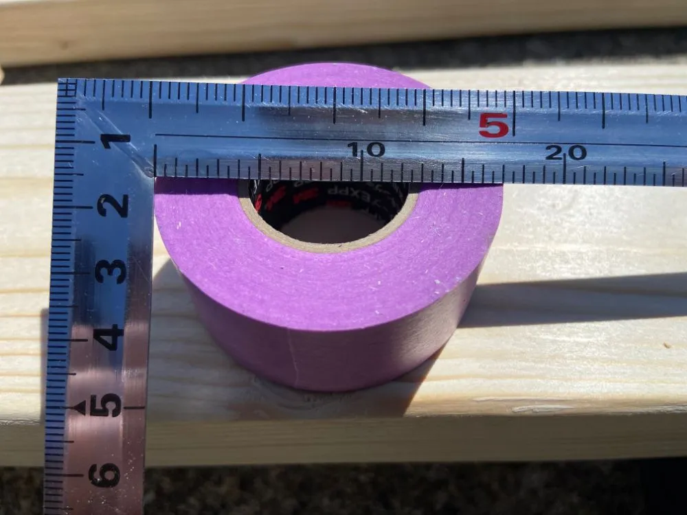 丸目を使い円周の長さを測る事ができます。